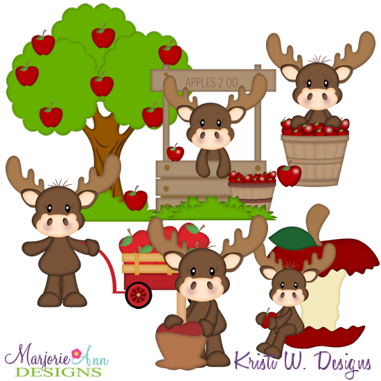 Marty At The Orchard Cutting Files Includes Clipart - Click Image to Close